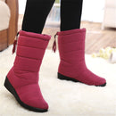 Women's Winter Outdoor Snow Boots Waterproof Rain Boots Non-Slip Keep Warm Thick Fluff