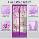 Door Mesh Curtain Fly Bug Anti Mosquito Protector Magnetic Screen 100*210CM Mosquito Net Magnetic Bug Net Mesh Door Insect Snap Screen Fly Curtain Mosquito