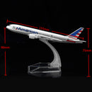 B777-300ER Metal Diecast Plane Model Aircraft Aeroplane Desktop Plane Toy