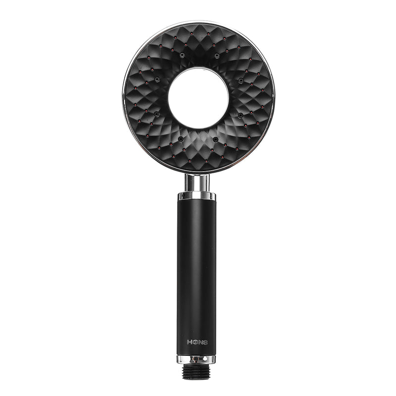 3 Gear Adjustment Round Hollow Shower Head Pressurized Water Saving Home Bathroom Take A Shower