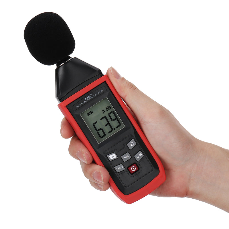 Decibel Meter Level Recorder Audio 30-130dB Noise Measurement Sound Level Detector Diagnostic Tool