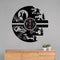 Emoyo EHJ94 Creative Wall Clock 3D Wall Clock Quartz Wall Clock For Home Office Decorations