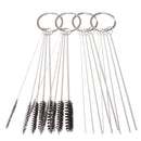 Airbrush Spray Gun Nozzle Cleaning Repair Tool Kit Needle & Brush Set Cleaning Brushes Tool