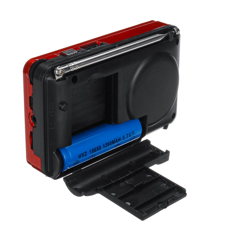 Mini Portable LCD Digital FM Radio Speaker USB TF AUX MP3 Music Player
