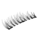 4pcs Triple Magnetic False Eyelashes Charming 3D Black Thick Eyes Lashes Long Natural Extension