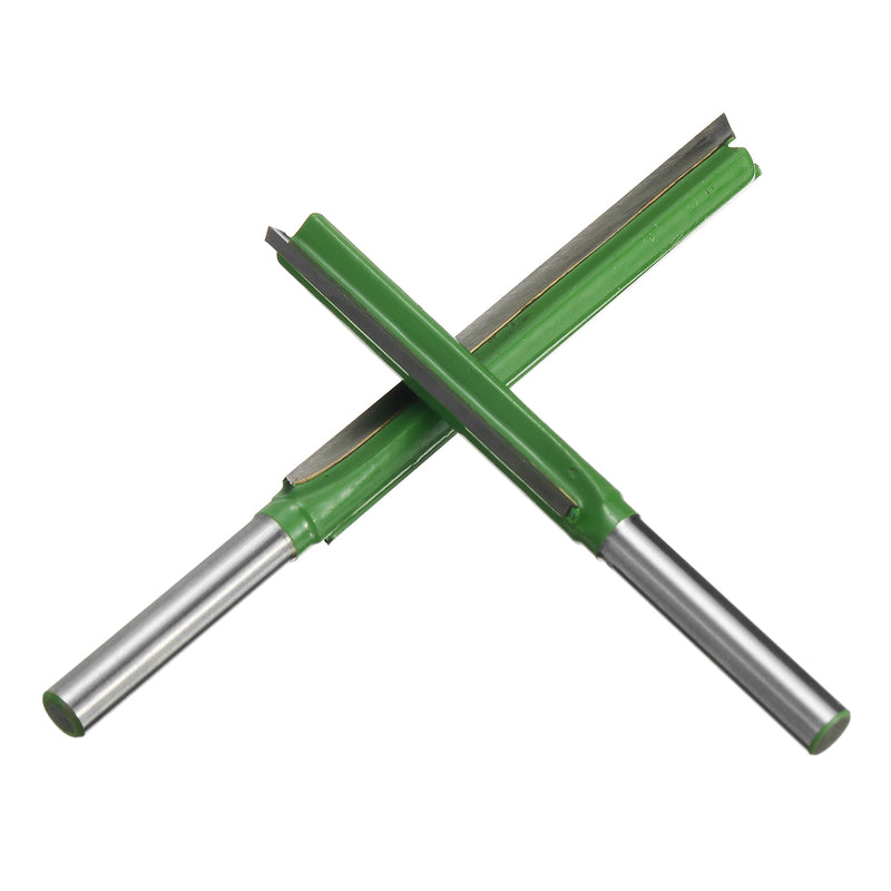 1/4x3/8 Inch Straight Blade Cutting Bearing Extra Long Flush Trim Router Bit