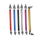 2x 5.9"-8.9" Universal Adjustable Front Bumper Protector Lip Splitter Rod Tie Bar