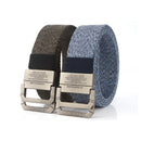 AWMN 125cm Double Ring Tactical Belt Leisure Camping Hunting Nylon Waist Belt