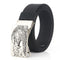 ENNIU 125cm Men Nylon Vintage Belt Automatic Buckle Quick Release Tactical Belts Leisure Waistband