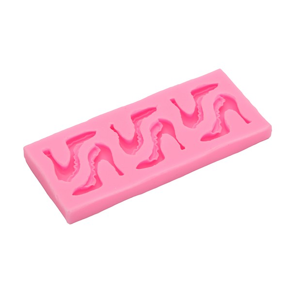 High-heeled Shoes Shape Silicone Mould Chocolate Molds Fondant Cake Decor Tools