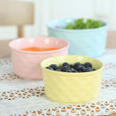 3pcs Colorful Porcelain Sealed Bowls Set Large Soup Salad Bowl Set With Lids Tableware