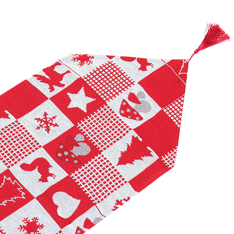 Christmas Cotton Linen Tablecloth Dining Room Table Runners Wedding Party Decor