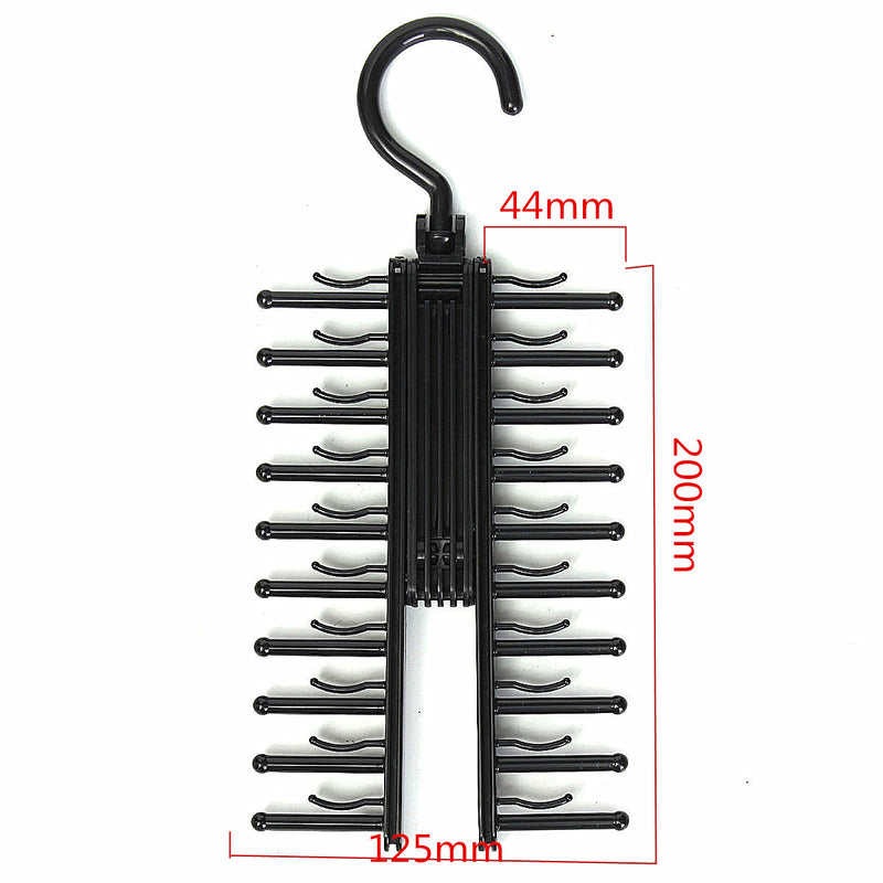 360 Degree Rotatable Adjustable Belt Hanger Tie Rack Scarf Holder
