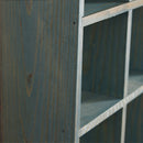 12 Grids Hanging Wooden Wall Shelf Box Display Rack Shelf Storage Home Decorations