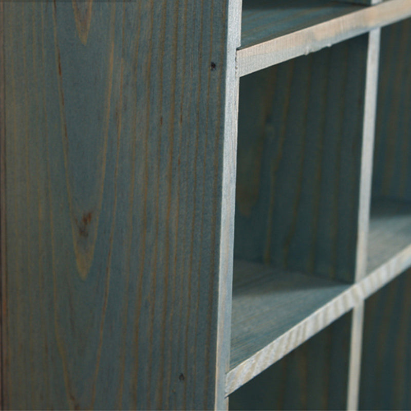 12 Grids Hanging Wooden Wall Shelf Box Display Rack Shelf Storage Home Decorations