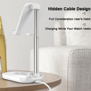 10W Dual Coils Qi Wireless Charger Desktop Foldable Extendable Phone Holder Tablet Stand For Smart Phones Tablet iPad Under 12.9 Inch