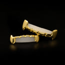 Gold Plated Teeth Hip-Hop Top & Bottom Mouth Grillz Caps