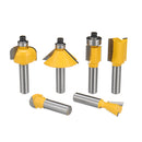 12pcs 8mm Shank Router Bit Set Woodworking Cutter Tool With Wooden Case