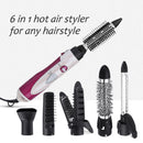 6 in 1 Multi Functional Hair Styling Tools Set, Y.F.M Hair Curler Roller Hair Hairdressing Straightener Electric Hair Dryer Curling Iron