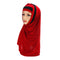Women Girls Mask Hijab Lace Scarf Islamic Amira Headwear Shawls Headwraps