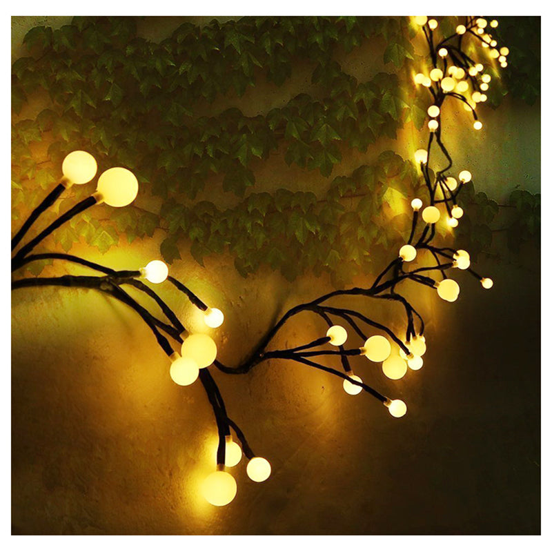 Tree Vine Lamp Copper Wire String Flexible LED Mains Socket Micro Silver Wire Copper Fairy String Light