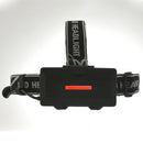 XANES 2504A 1900LM 8LED Cycling Headlamp 7 Switch Modes 4T6+2COB+2 Red Warning Light Double Switch