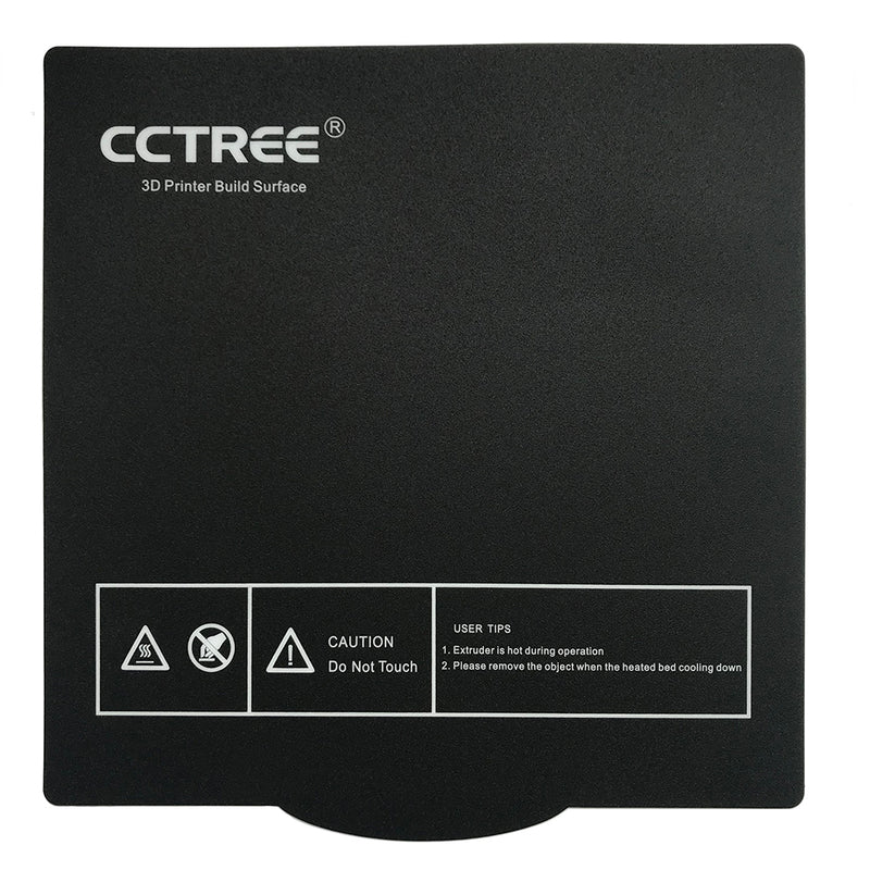 CCTREE 310*310mm Soft Magnetic Heated Bed Sticker With Back Glue for 3D Printer Bulid Surface Plate