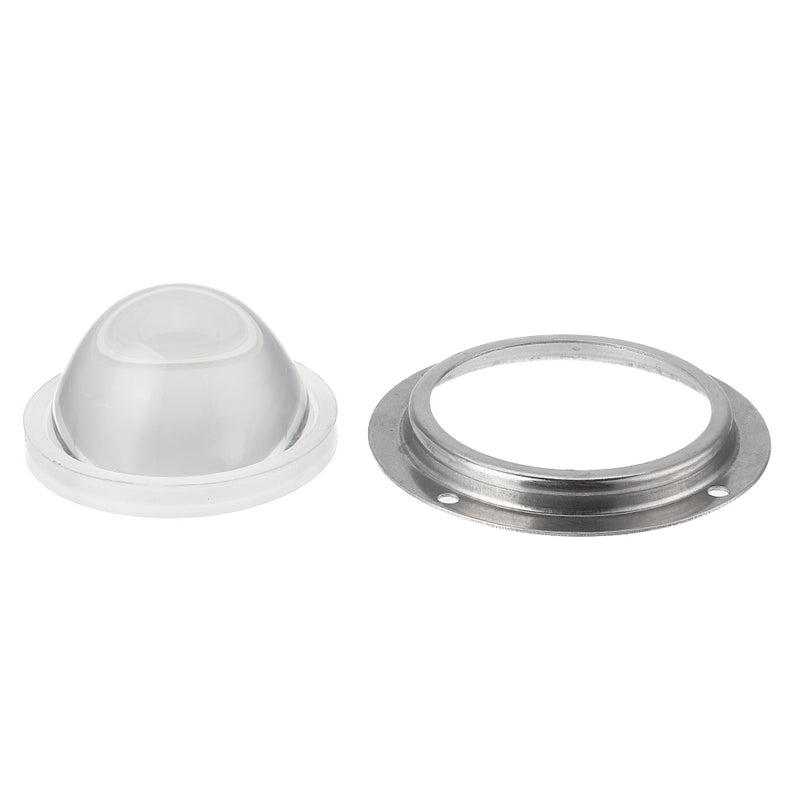 Waterproof 60 Degree LED Lens Optical Glass 66mm + Aluminum Ring For 20W 30W 50W 100W High Power Chip