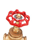 Vintage Steampunk 3/4'' Stop Valve Light Switch Red Handle W/ Wire For Pipe Lamp