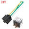 40A 12V 24V 5 Pins Relay And Hardness Socket Relay SPDT Control Device