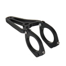 39mm-41mm Motorcycle Headlight Bracket Turn Signal Lights Holder Aluminum Black