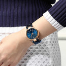 MINI FOCUS MF0189L Fashionable Women Wrist Watch Stainless Steel Waterproof Quartz Watch