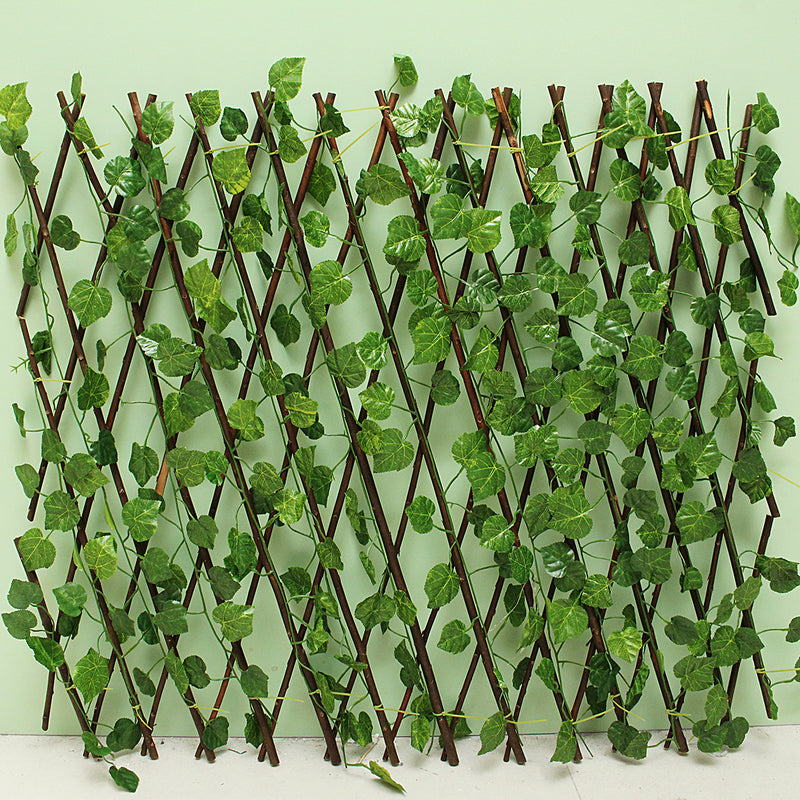 Garden Patio Yard Expandable Artificial Ivy Leaf Fence Decorations Screen