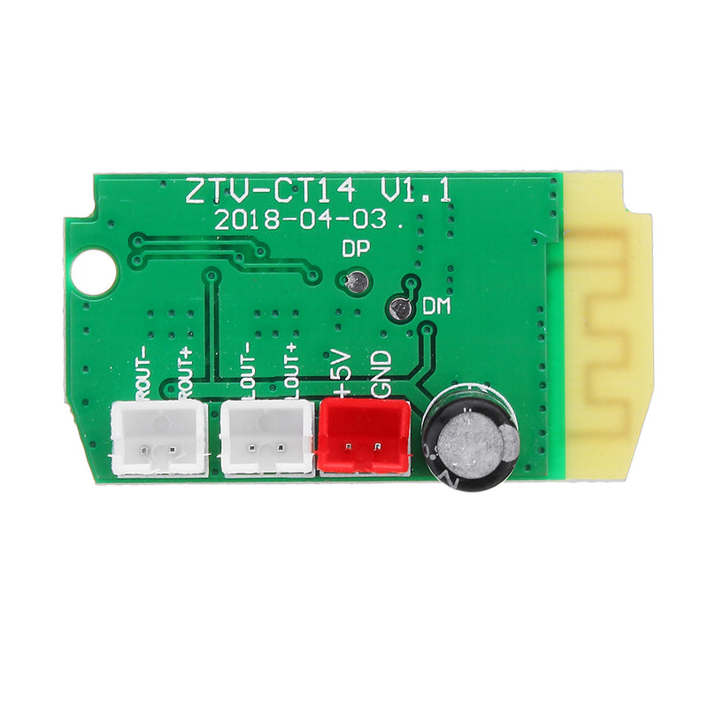 5pcs 3Wx2 Mini bluetooth Receiver Module With 4Ohm Speakers Power Amplifier Audio Board Decoding