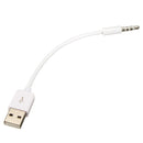 3.5mm AUX Audio Plug Jack to USB 2.0 Male Charge Cable Adapter for Ipod Car MP3