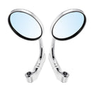Universal 8/10mm Round Retro Modified Motorcycle Motorbike Cafe Racer Rearview Mirrors