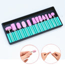 12pcs Nail Drill Grinding Bit Polishing Wheel for Electric Grinder Drill