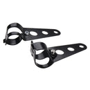 Motorcycle Headlight Mounting Lamp Bracket Metal Holder 34mm-45mm