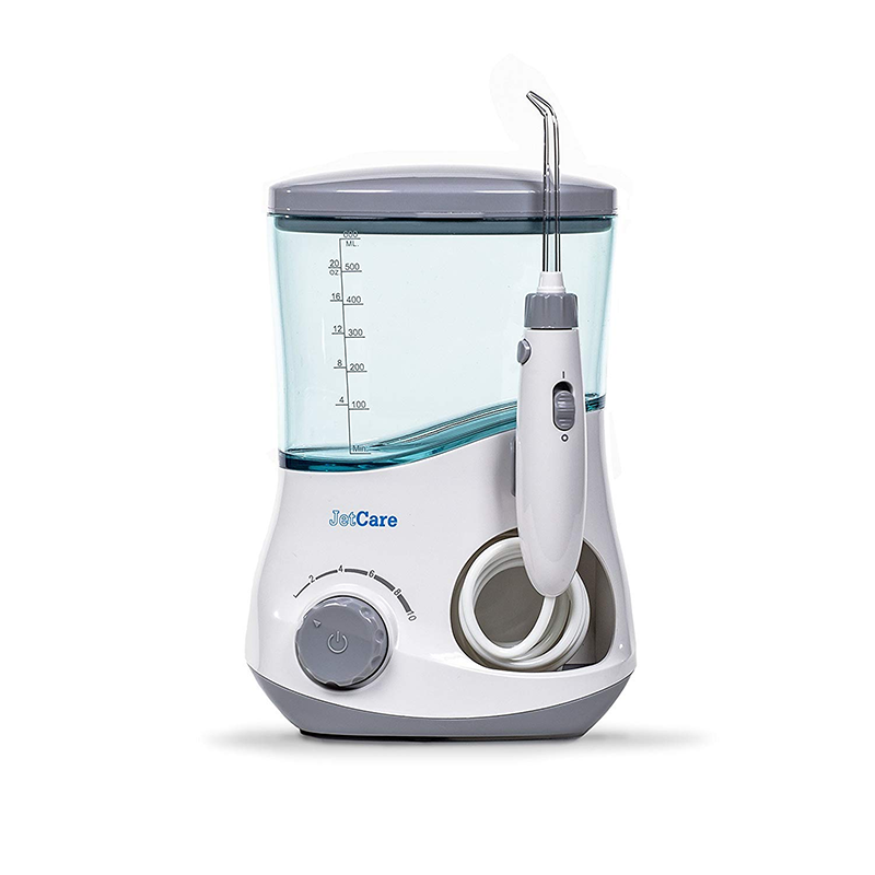 Water Flosser 600ml Dental Oral Irrigator Teeth Cleaner for Personal Braces Care Teeth Cleaning 7 Multifunctional Jet Tips and 10 Adjustable Water Pressure Perfect for Family