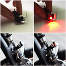 Mini Travel Wheel Spokes Bike Brake Light Mountain Road Bicycle Led Light Real Cycling Accessories
