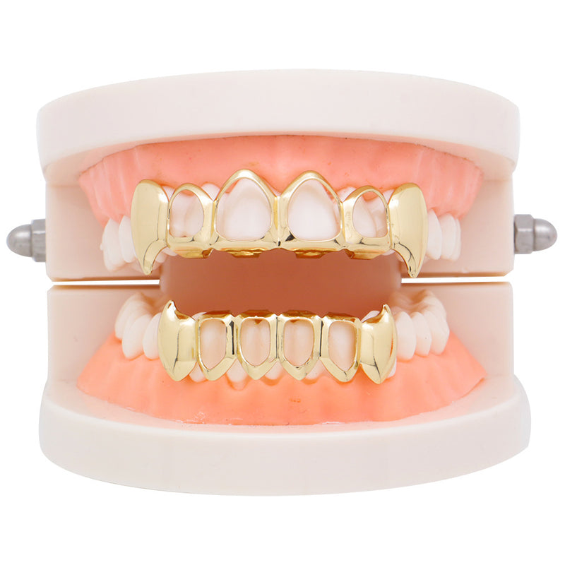 Hiphop Grillz Metal Denture Braces