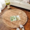 KCASA KC-MP1 60cm Non-Slip Bedroom Floor Mat Fluffy Soft Plush Rug Pure Colour Dining Room Carpet