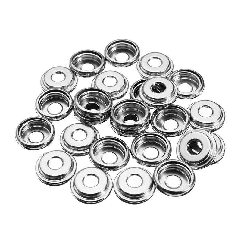 ZANLURE 25 Set Canvas Canopy Snap Stud Cap Boat Marine Cover Fastener Stainless Steel Screw
