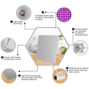 225 LED Plant Light Grow Hydroponic Full Spectrum Indoor Veg Flower Light Lamp