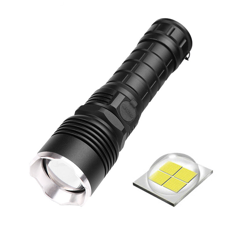 XANES P515-1 XHP 50 Flashlight 5 Modes Waterproof USB Chargeable Zoomable Work Lamp Camping Hunting Torch Light