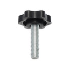Suleve M8TS1 10Pcs M8 30mm Star Shape Head Thread Knurled Thumb Screw Clamping Grip Knob Screw