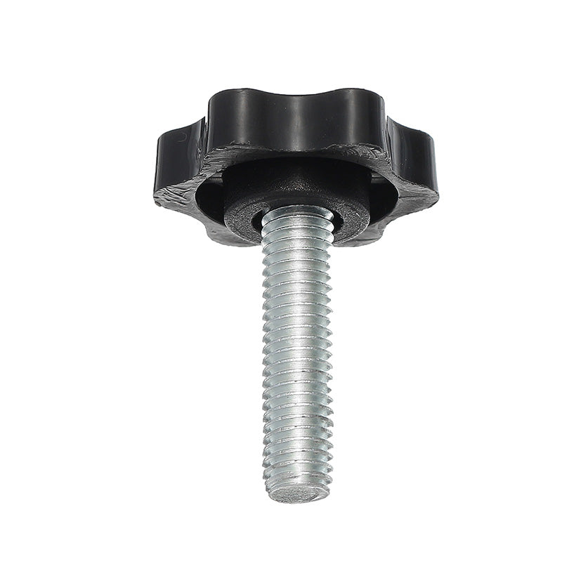 Suleve M8TS1 10Pcs M8 30mm Star Shape Head Thread Knurled Thumb Screw Clamping Grip Knob Screw