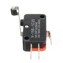 10pcs Micro 3Pins Limit Long Roller Lever Contact Toggle Switch SPDT AC125~250V 15A