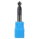 Drillpro 5pcs 6mm 90 Degree Chamfer Mill 2 Flutes HRC45 Carbide End Milling Cutter