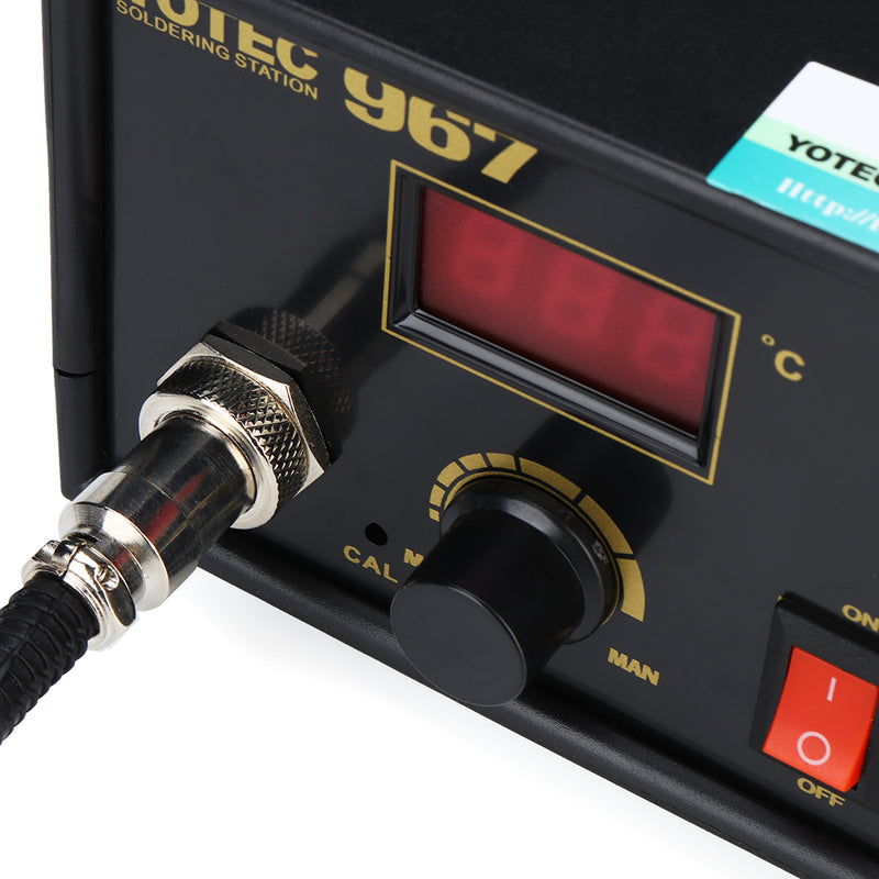 110-265V 967 Power Electric Soldering Station SMD Rework Welding Iron Holder Set